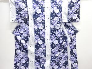 八重桜模様浴衣